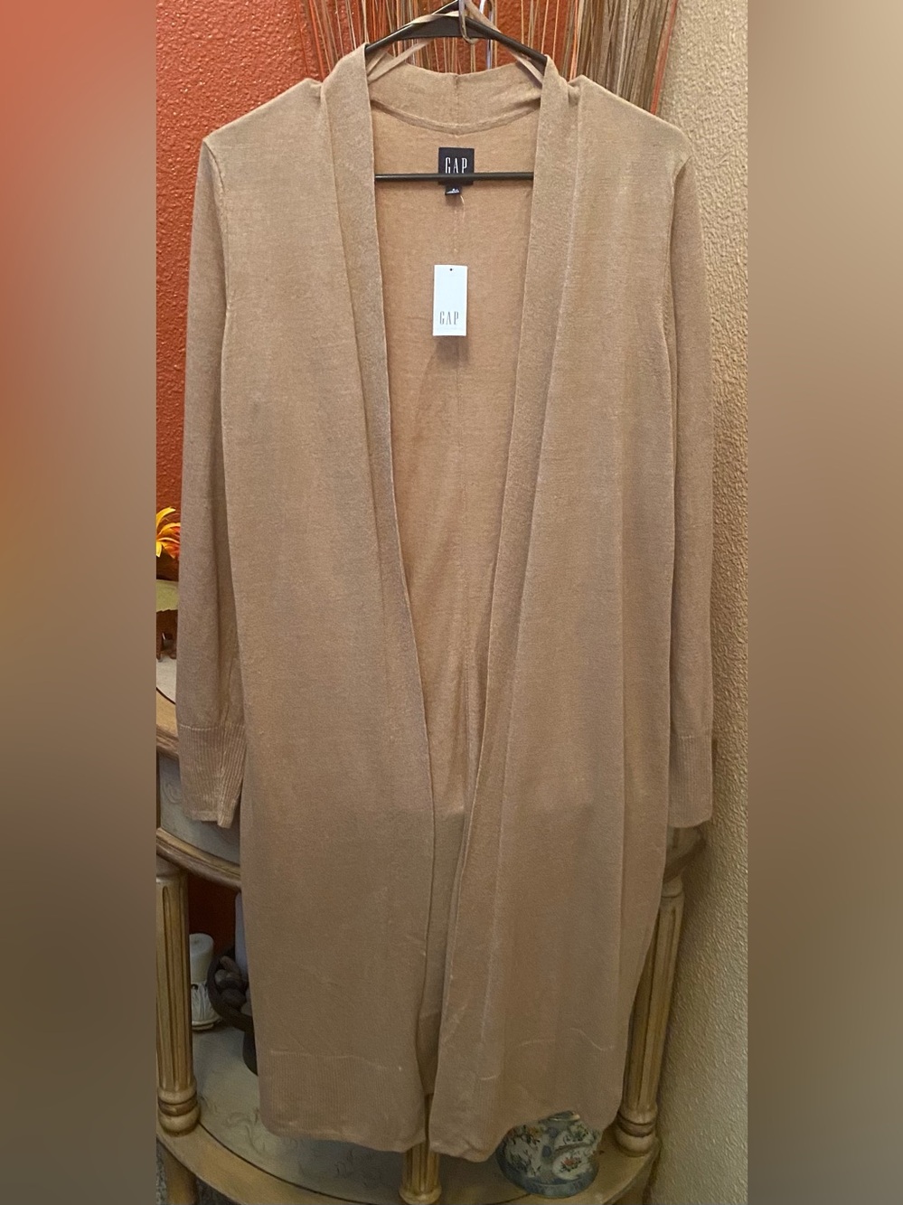 Gap - NEW - Open-Front Longline Duster Cardigan Sweater - Picture 2 of 6